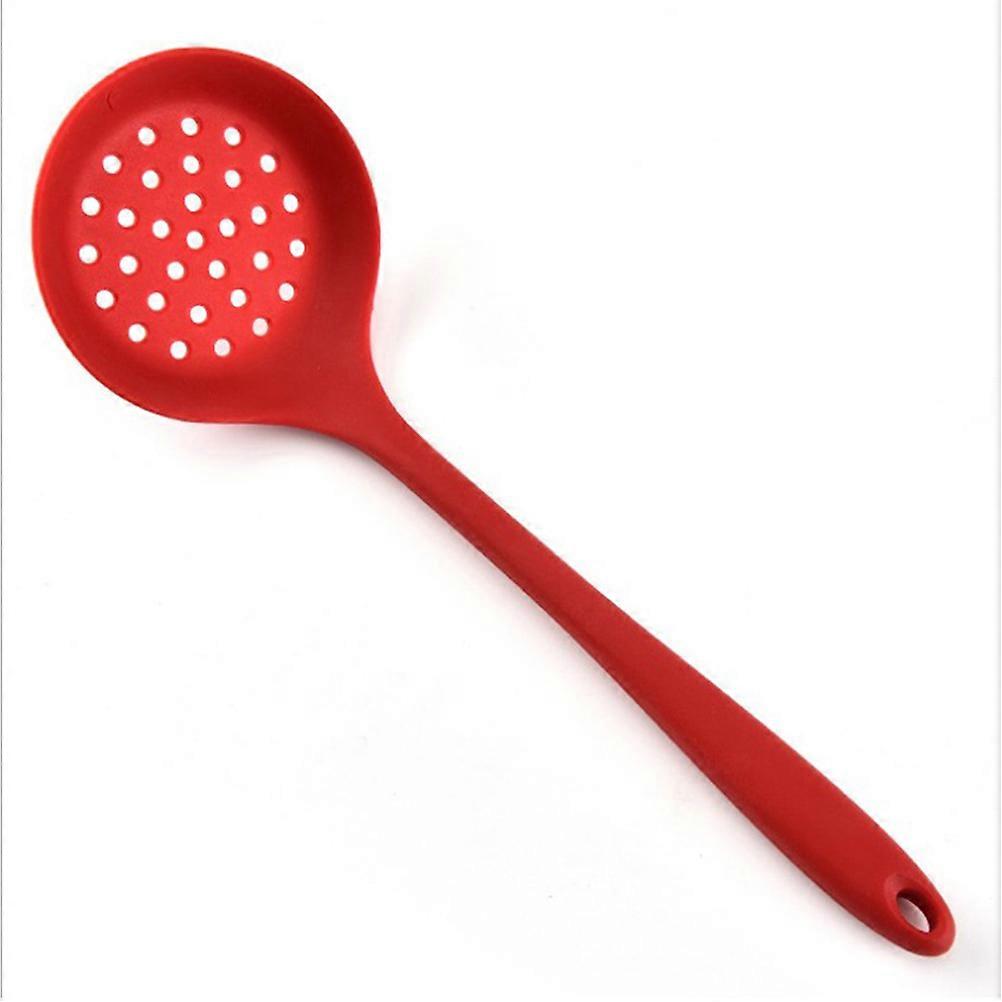 Silicone Colander Slotted Spoon for Cooking Use 2Pcs Heat-Resistant Kitchen Tool
