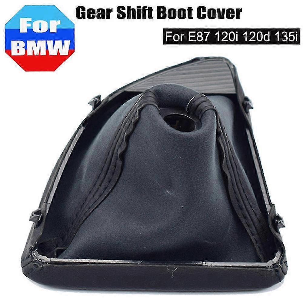Manual Shift Boot Black Leather Boot Frame For BMW E30 E36 E39 E46 E81 E82 E87 E88 E90 E91 E92 E93 Car Shift Gear Stick Cover 2025