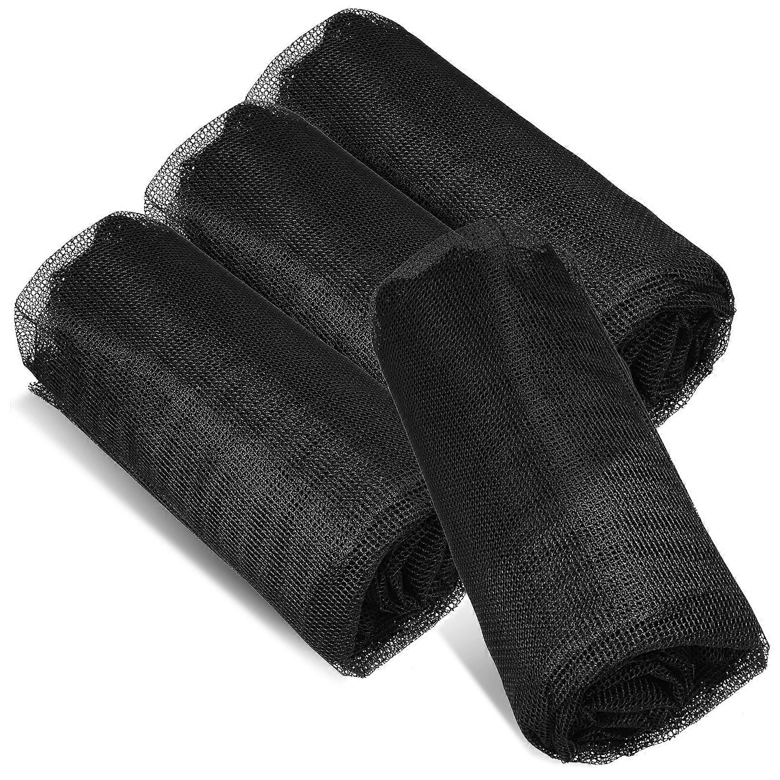 4 Pcs Rain Bucket Covers For Backyard Use Leaves Prevention 80cm Diameter Adjustable Drawstring Style