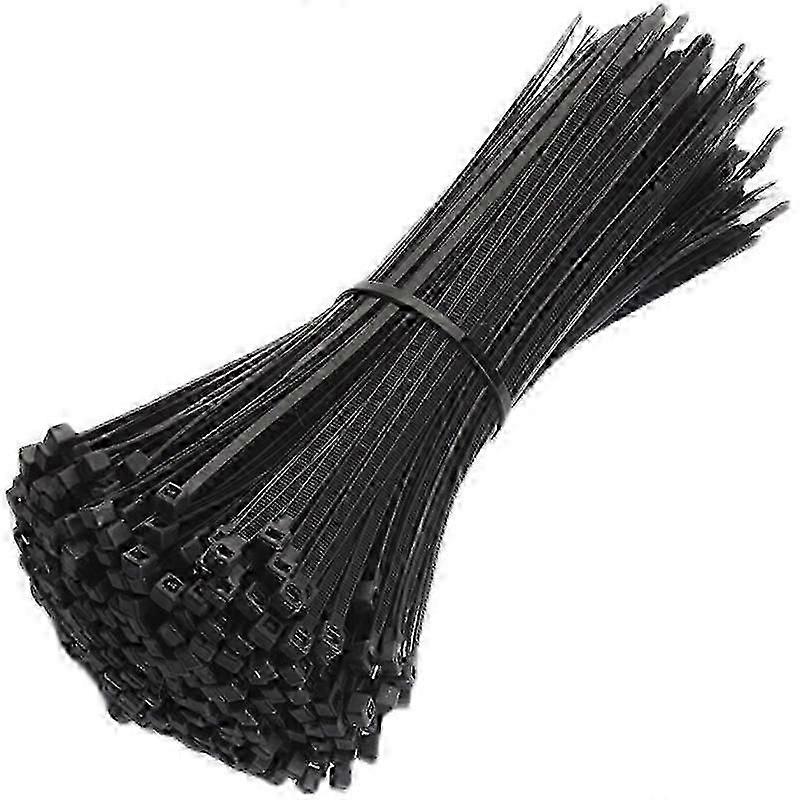 2pcs Self-locking Nylon Hose Clamp Black 3200 Gb Width 2.5mm 100pcs/pack