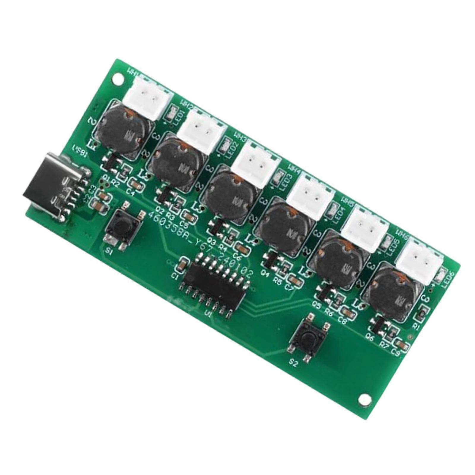 USB Humidifier Module with Adjustable Spray Modes, TypeC Powered DIY Control Board 5V Atomization Plate