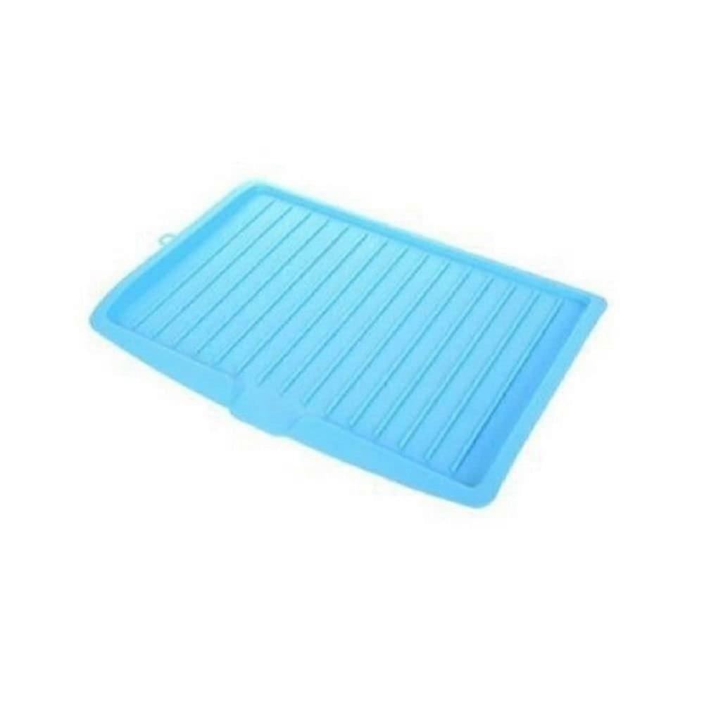 Large Plastic Dish Draining Board for Sink with Efficient Water Drainage, Keeps Countertops Dry