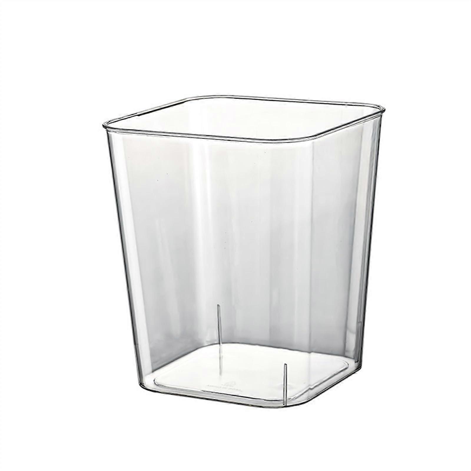 Mini Acrylic Desktop Fish Tank, 10cm Cube Aquarium with Compact Square Design for Betta or Shrimp