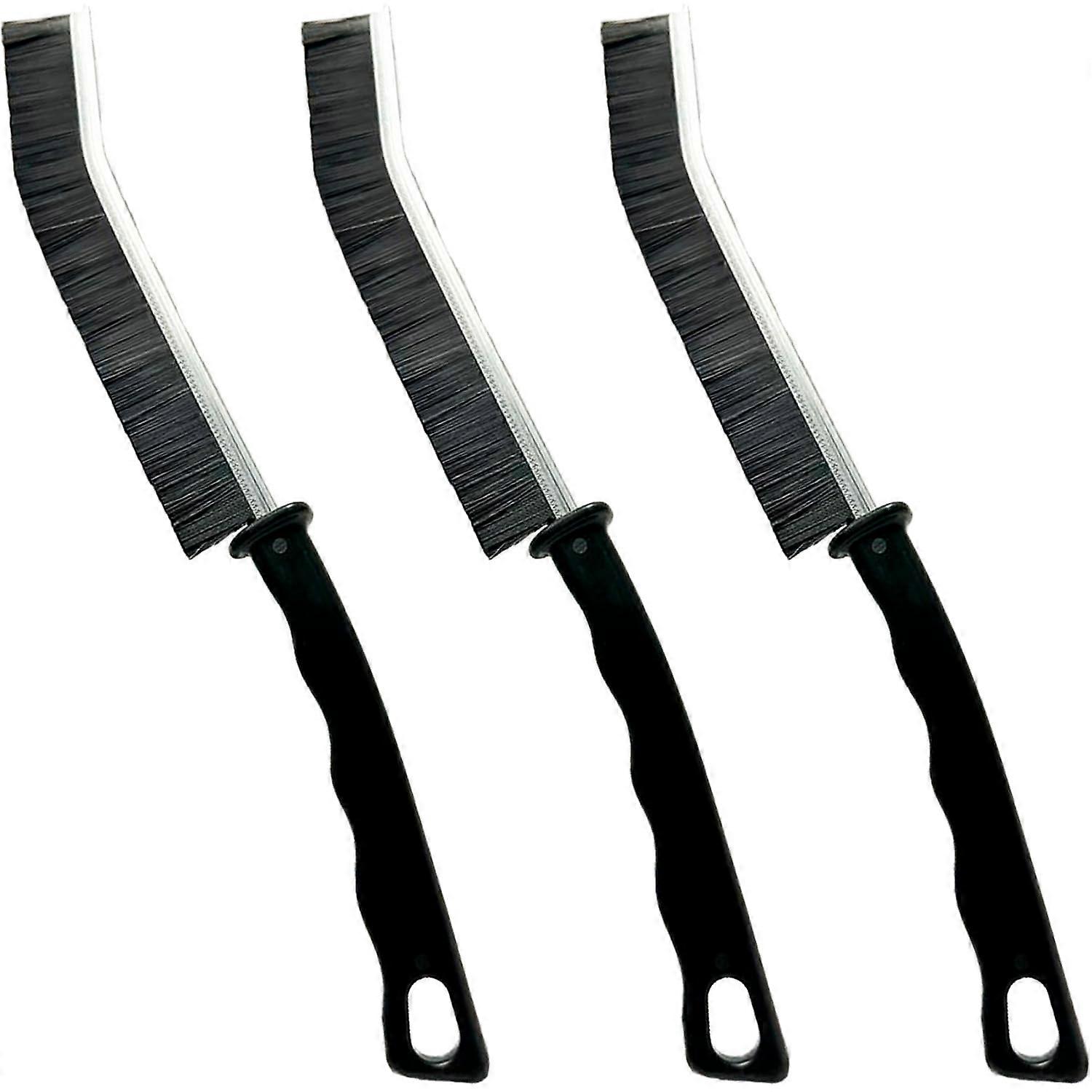 Grout Cleaning Brush 3PCS Hard Bristle Scrubber for Tile Small Gap Dual Function Durable Design