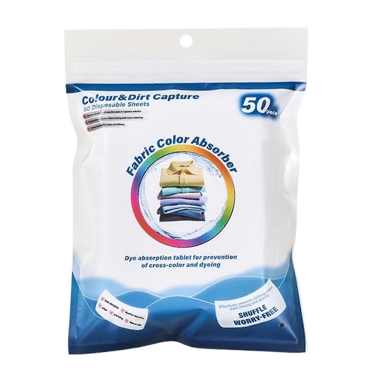 Sheets 50 Pack for Washing Machine, Color Bleed Protection and Clothes Care