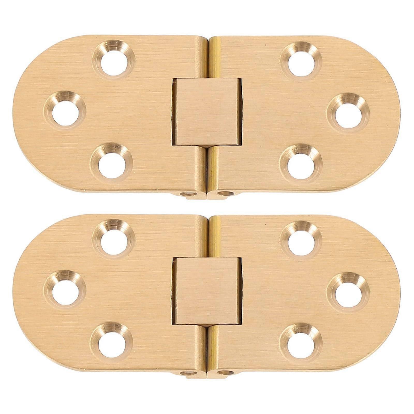 Brass Folding Table Hinges Corrosion Resistant Smooth Action for Kitchen Cabinet Doors Easy Install