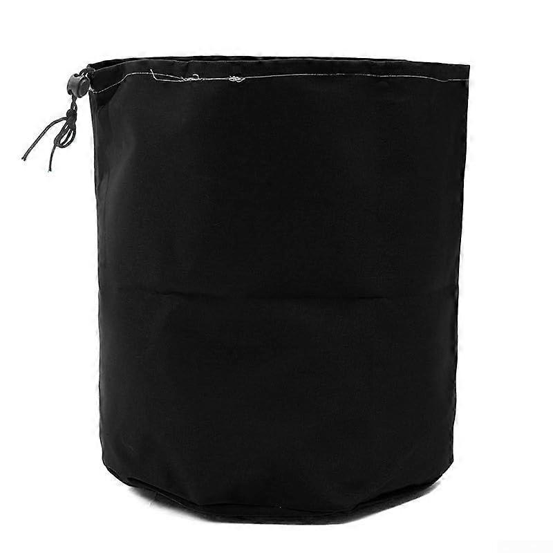Black Polyester Trimmer Engine Cover Dustproof Protection with Quick Rope Tightening Universal Fit