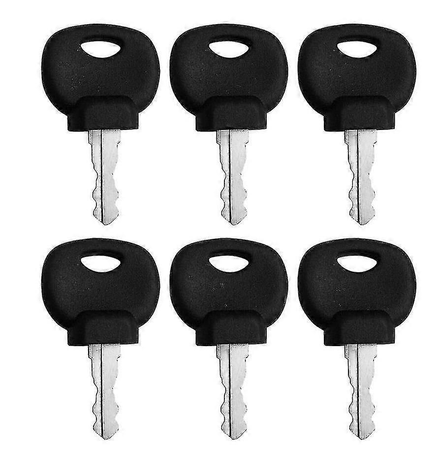 Lot de 6 clés de contact pour JCB 14607