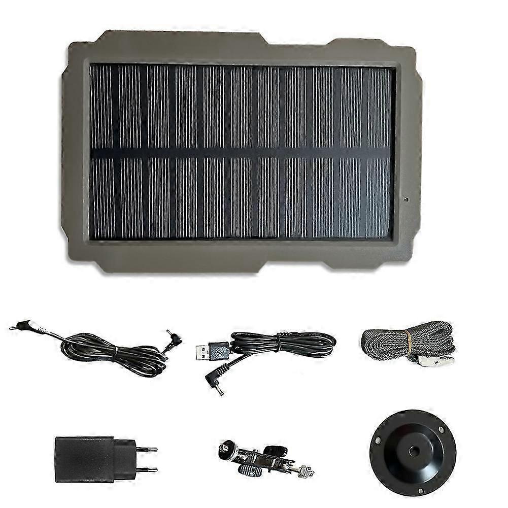 Outdoor Camera SP-03 Trail Camera Solar Panel Kit for Suntek Trail Camera All Model Camera Panel Charging Panel EU Plug