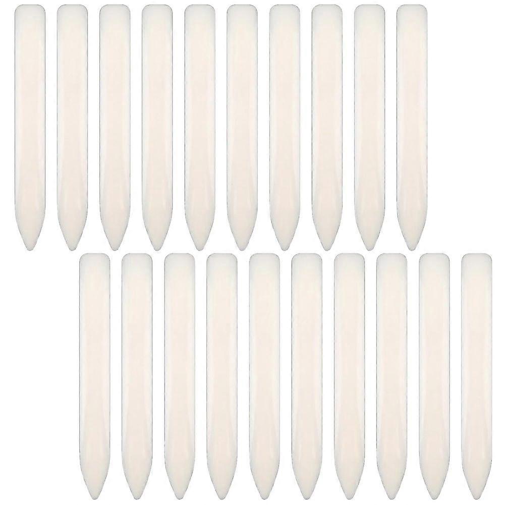 20 Pack Bone Folder Tool, Plastic Bone Folder Crafts Scoring Folding Creasing Paper Crafting Scrapbooking Tool