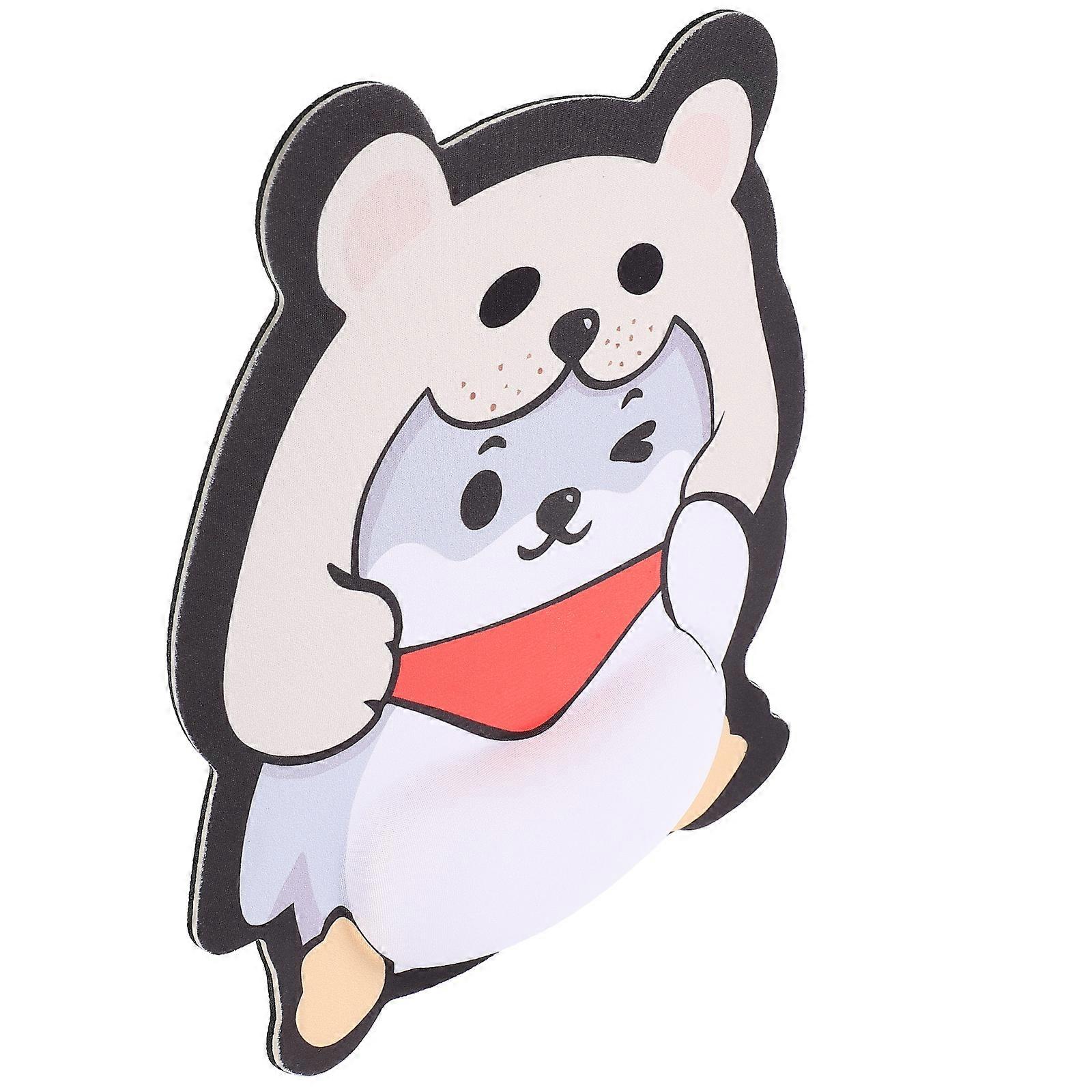 Computer Mouse Wrist Rest Support Cartoon Mouse Pad Comfortable 5Pcs Set