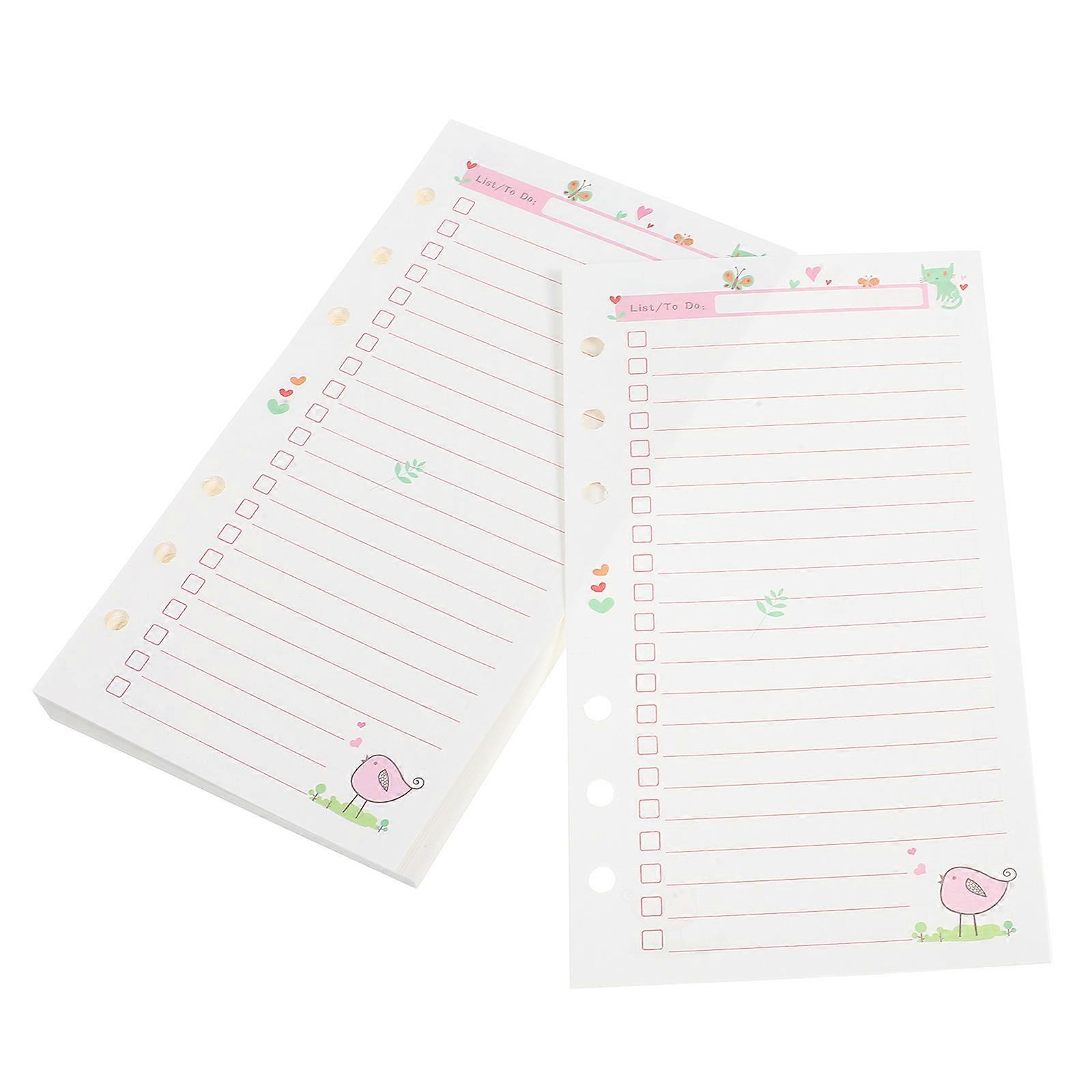 Handbook Replacement Refills for Notepad Paper 1 Book Loose Leaf Planner