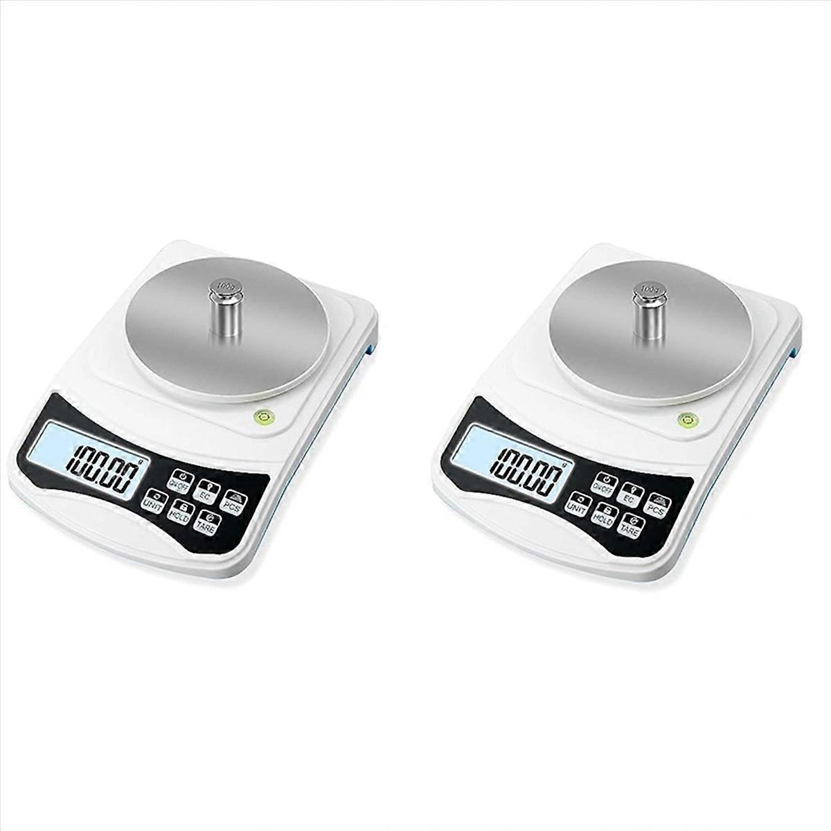 2X Digital Lab Scale, -Scale 1000G 0.01GAccuracy, Multi-Function High Precision Electronic Scale wit