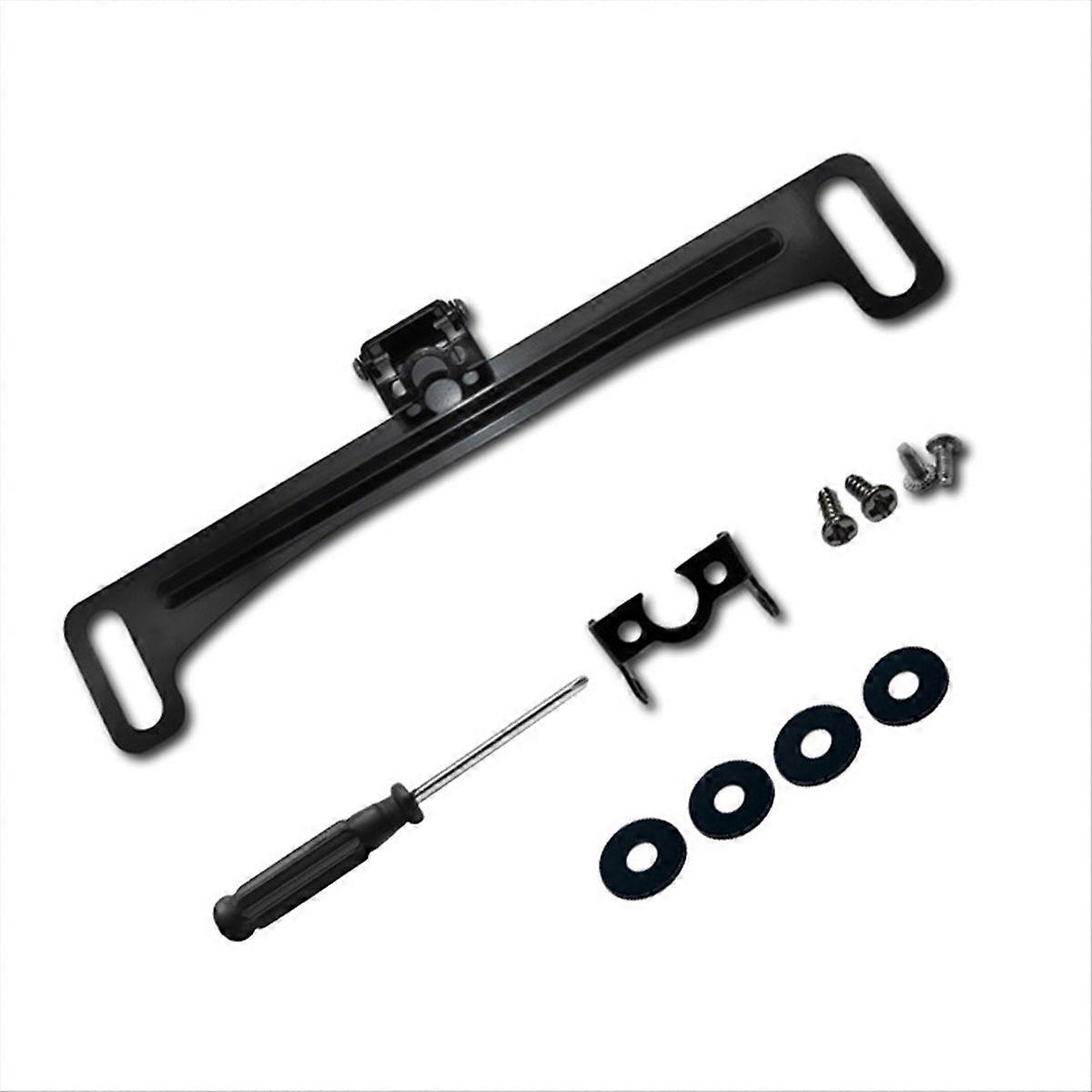 Universal Rear View Camera License Plate Bracket Black