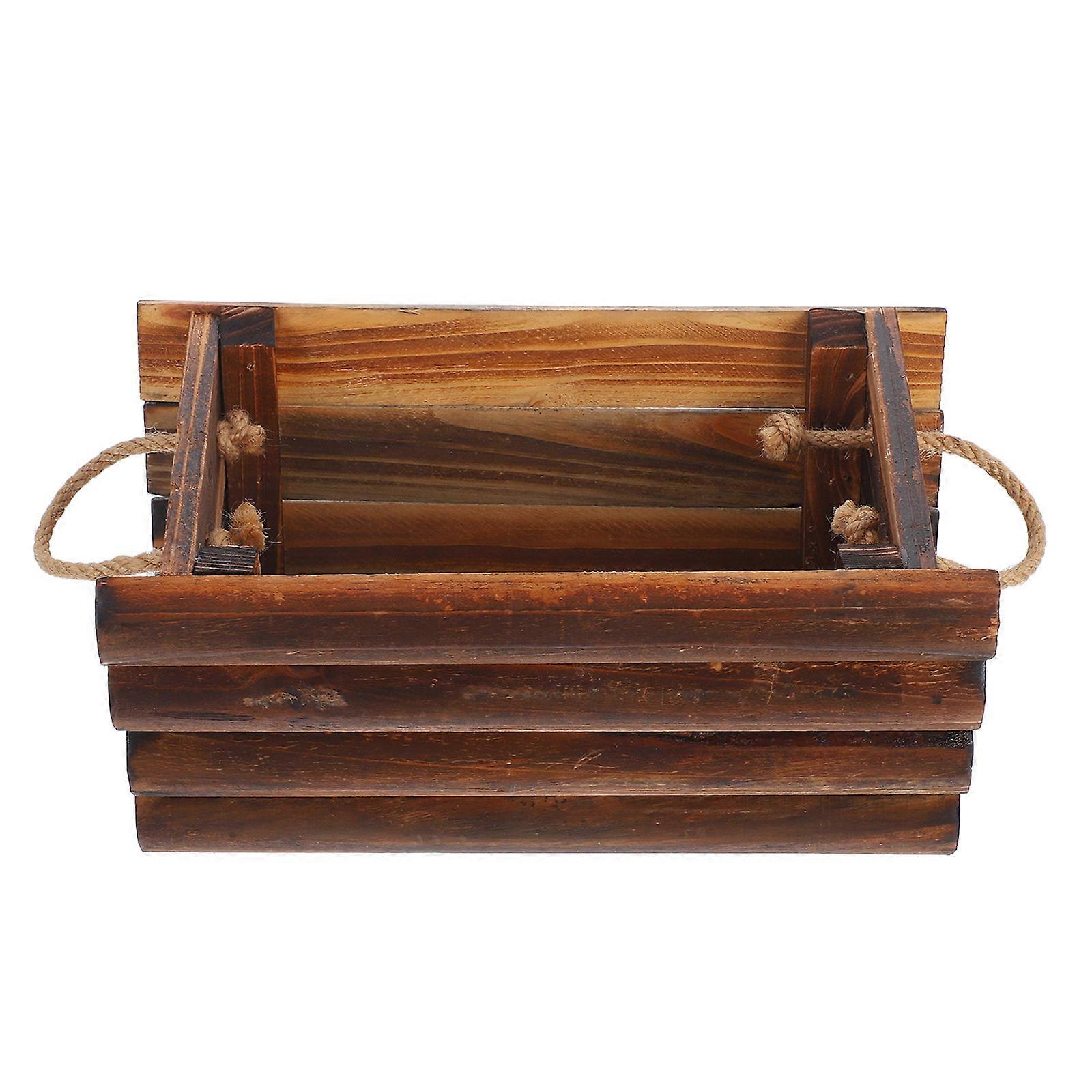 Multifunctional Succulent Multiuse Wood Rectangle Planter Box