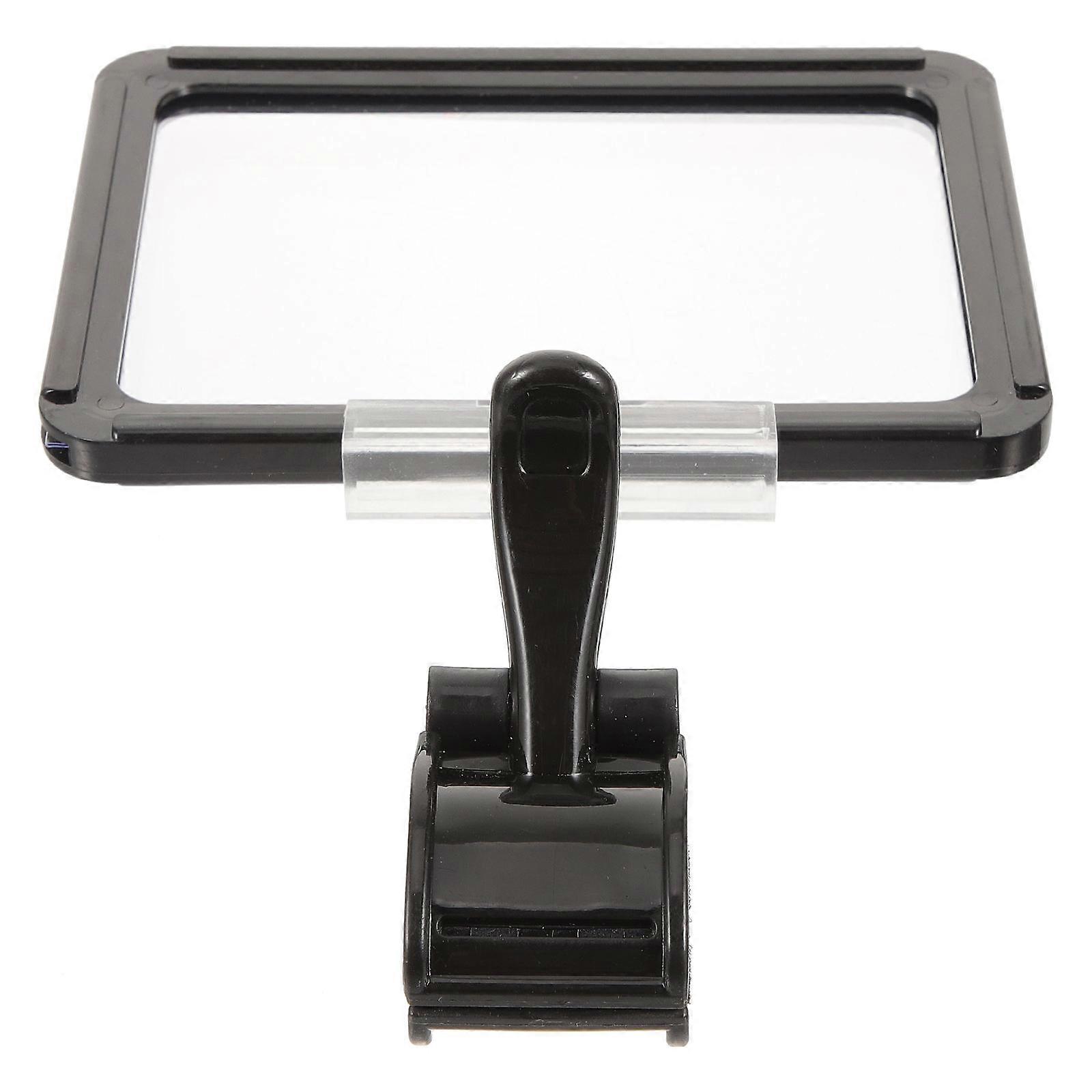 Black Adjustable Clip on Sign Holder for Merchandise Display 4Pcs Set