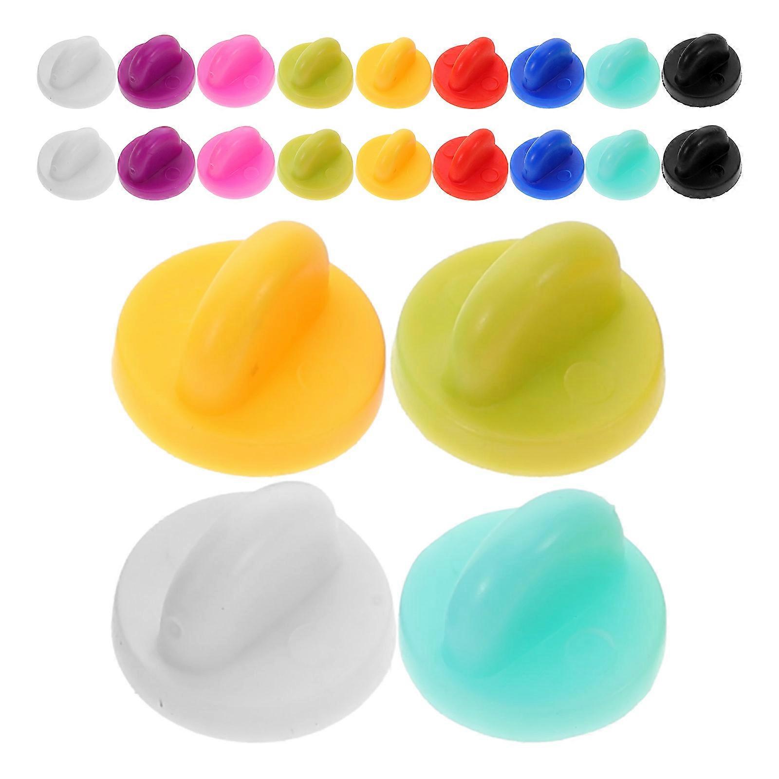 Rubber Pin Backs for Enamel Pin Protection with 1 Box Quantity