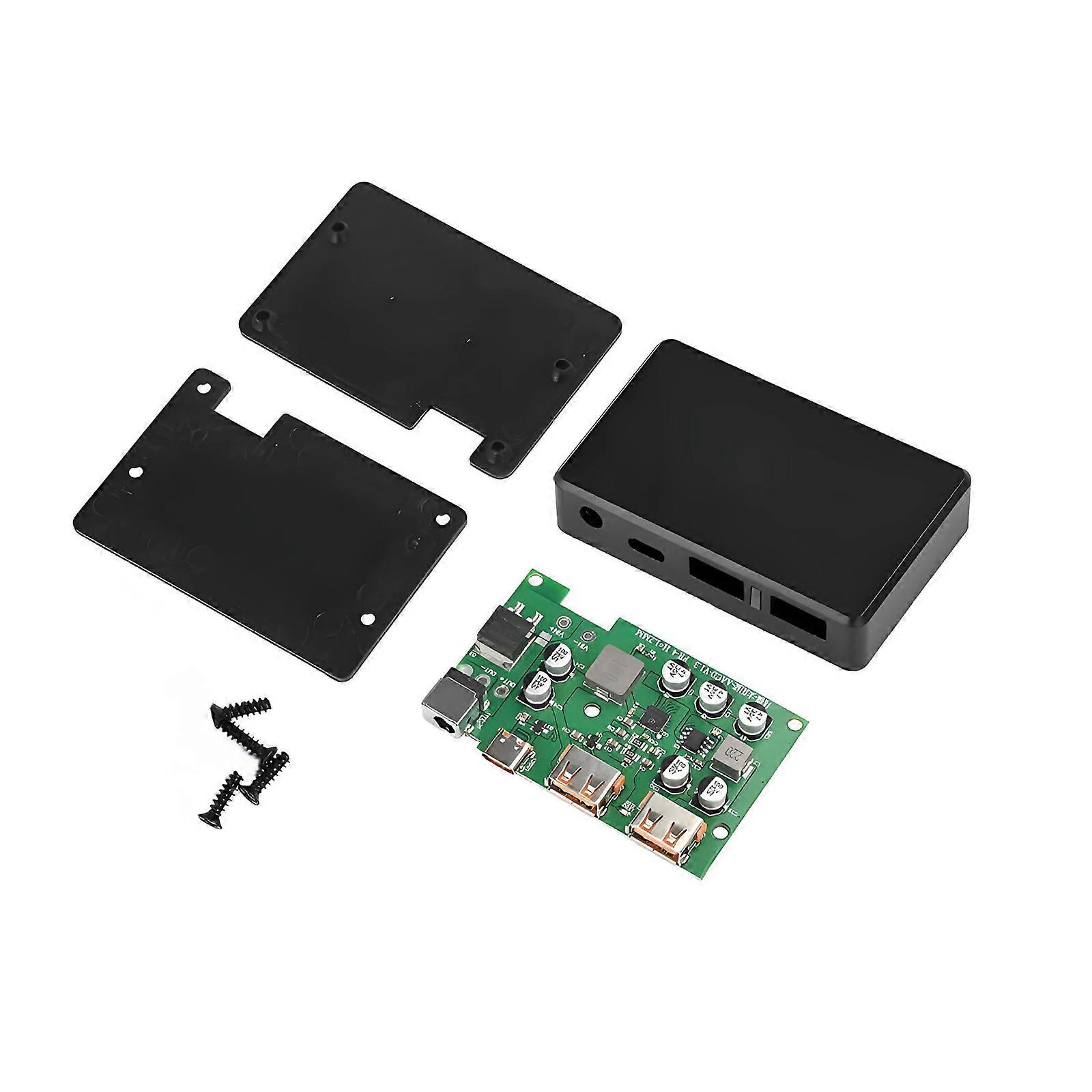 Upgraded Charging Module Double USB Type C Solar Controller QC2.0 Quick Charging Solar Panel Stabilizer Module for Phone Multicolor
