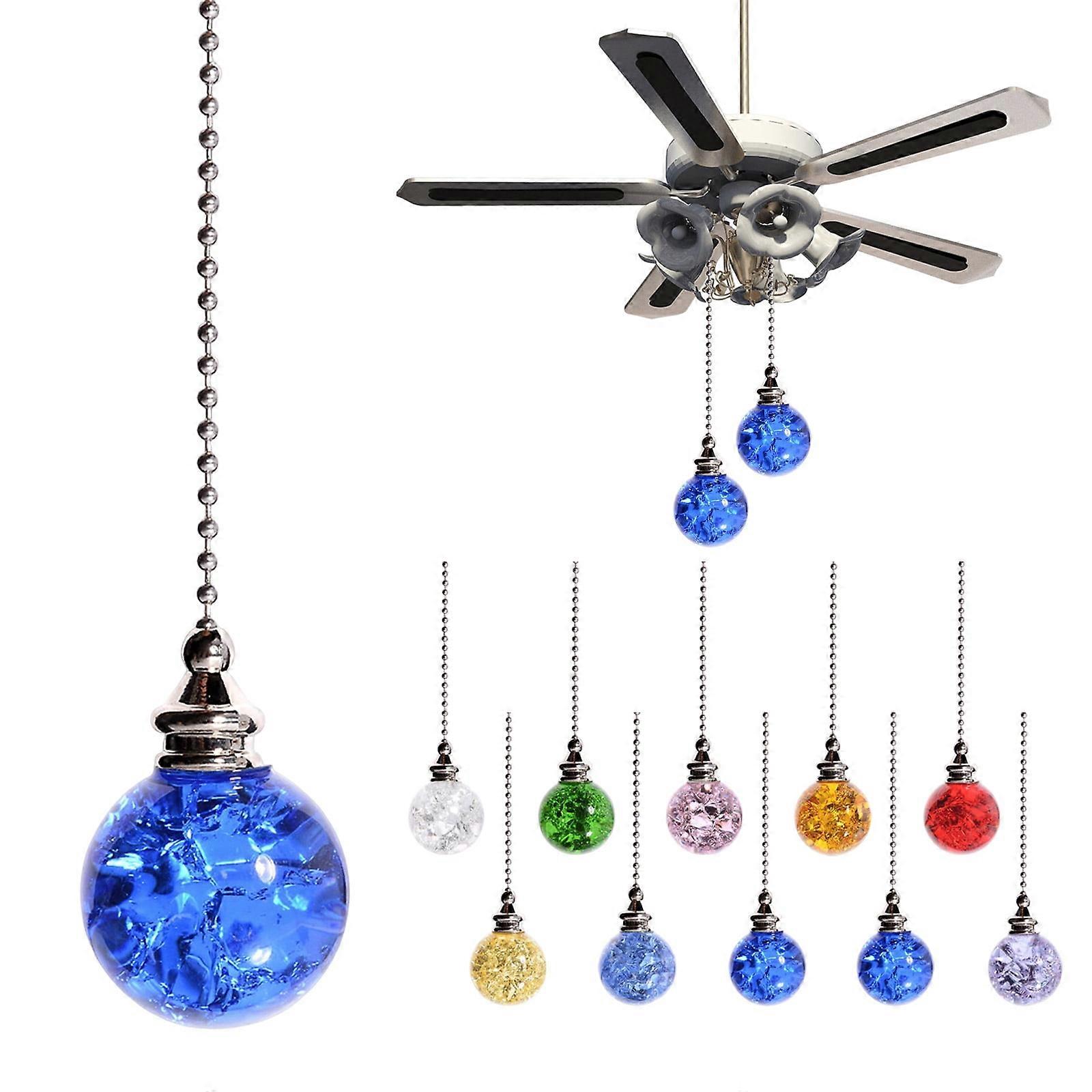 1PACK Ceiling Fan Pull Chain Extender, Beaded Decorative Pull Chains Compatible with Ceiling Fans & Lights