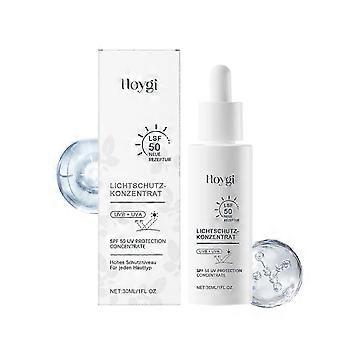 Sonnenschutzserum, Sonnenschutz SPF 50 + PA +++, UVA/UVB Leichtes feuchtigkeitsspendendes Sonnenschutzserum für das Gesicht, UV-Schutz-Konzentratserum