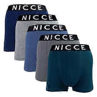 Nicce - 5-pack herenboxers DILLOW - Katoenen boxershorts voor dagelijks gebruik