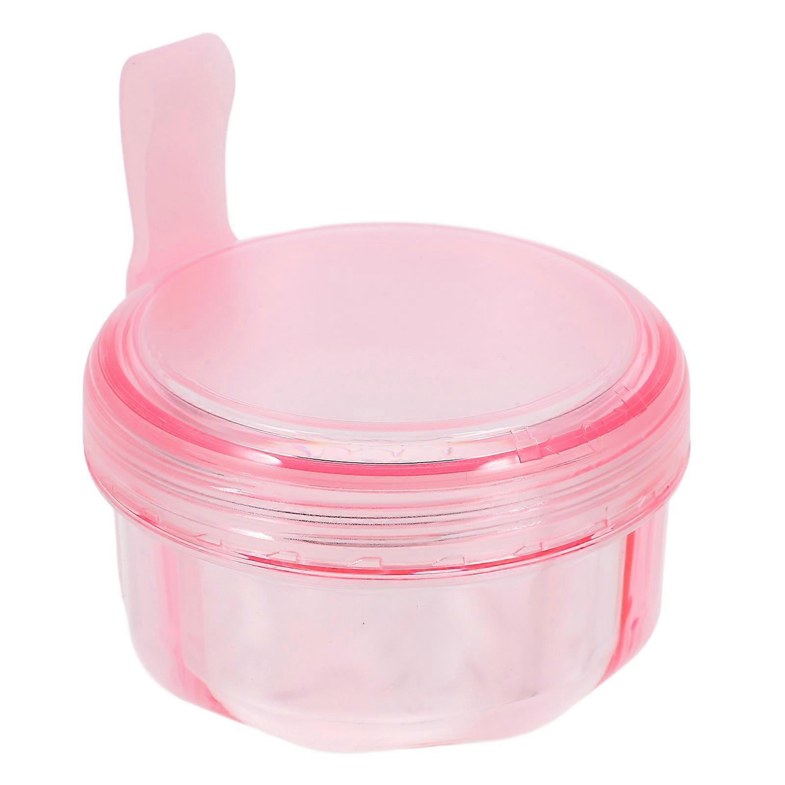 Denture Container Portable Retainer Case for Storage 5Pcs Durable Pc