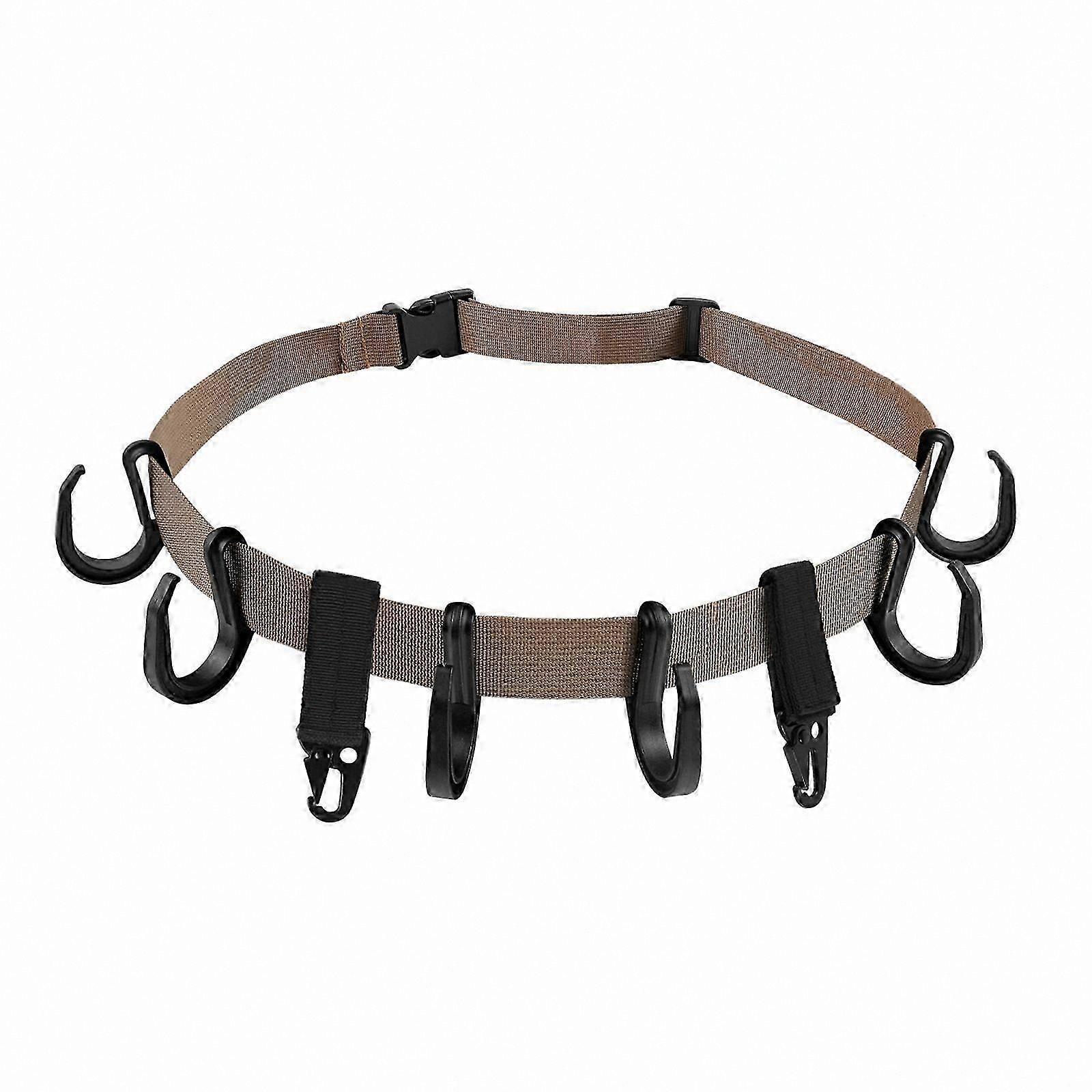 Multi-Hook Tree Stand Accessory with Gear Strap Hangers and Bow Holder