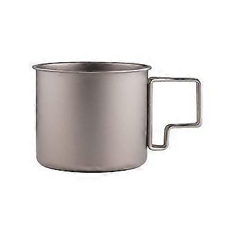 Ultralight Titanium Cup Mug, Outdoor Water Cup, Picnic Water Cup, Utensil, GXK