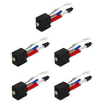 5X kompatibel med ANYCUBIC Kobra 2 Hotend-sæt 24V 60W patronvarmer Ekstruderhoved Messingdyse kompatibel med Kobra 2 Neo/Max/Plus