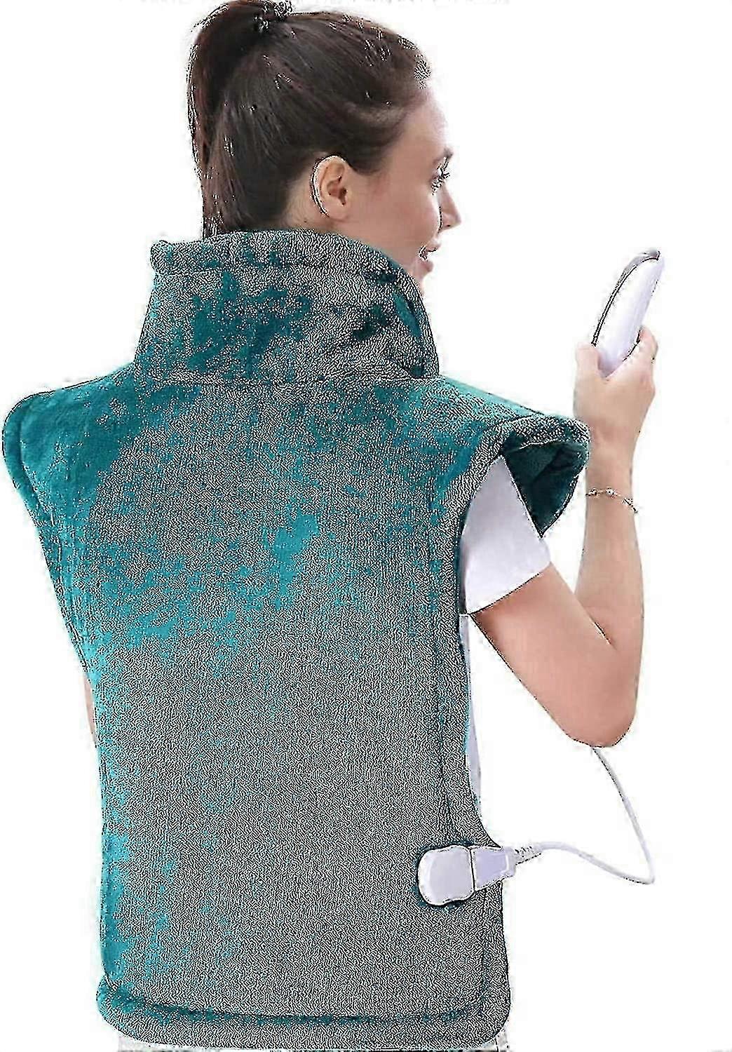Therapeutic heating pad for back with adjustable temperature control