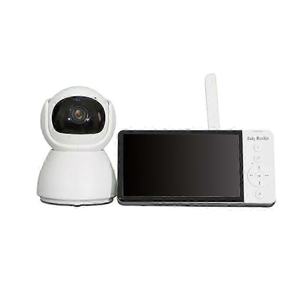 Monitor de vídeo para bebês com tela de 10 polegadas, zoom e visor de temperatura, compatível com casa inteligente e plugue americano (bombl4).