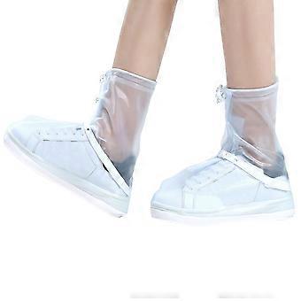 Waterproof Shoe Covers Pair for Outdoor Protective Use Reusable Rain Boot Overshoes