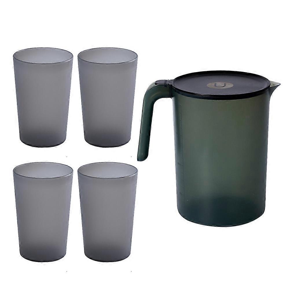 Cold Water Kettle Water Pitcher for Drinking Use 1Set Black
