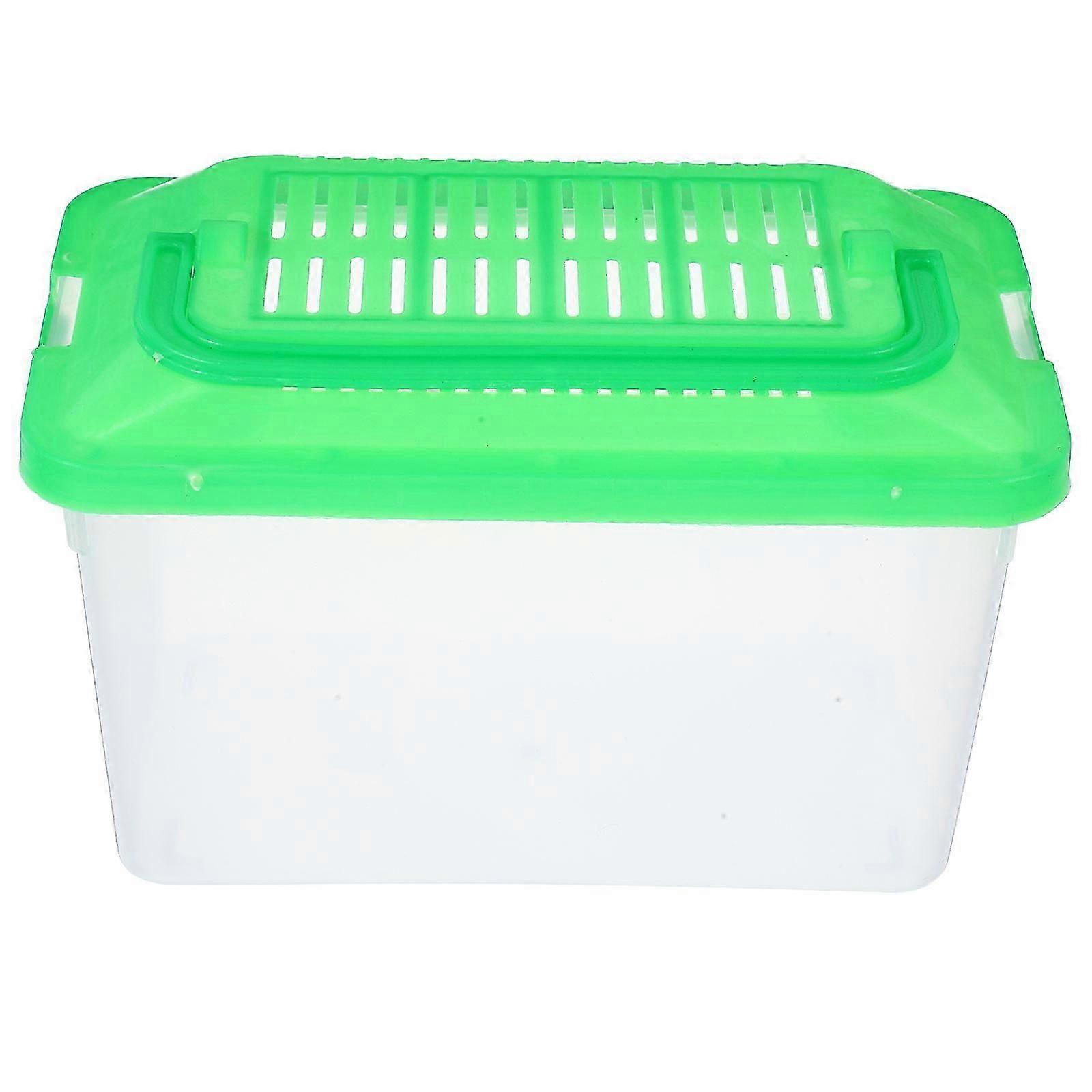 Pet Transport Box Transparent Plastic Turtle Nest for Storage