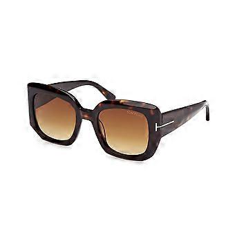 Tom Ford FT1220 CARLA-02 52F Vollrand-Sonnenbrille für Damen, quadratisch, UV3 Original