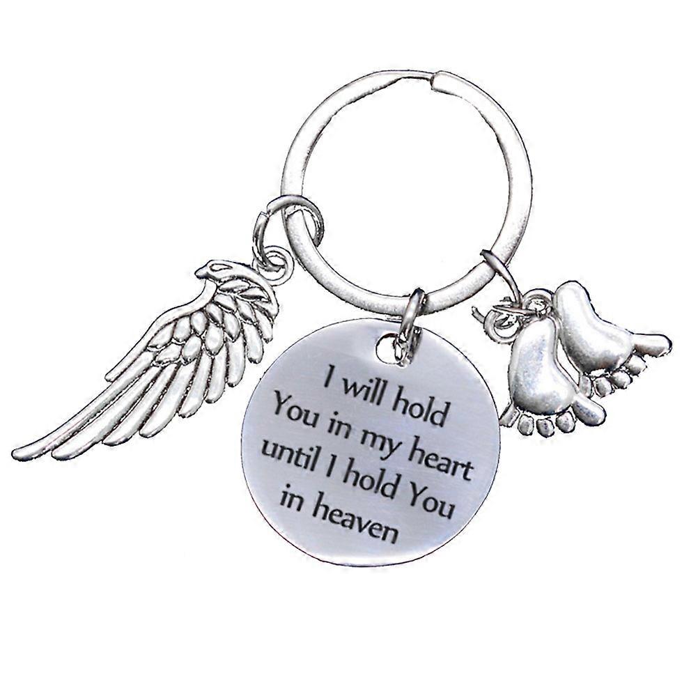 Stainless Keychains Silver Key Holder for Hanging Keys 2Pcs
