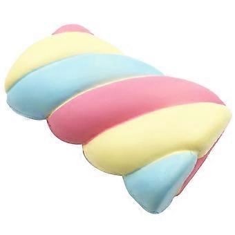 Jumbo Rainbow Cotton Candy Squishy Toy, Slow-Rebound Stress Relief Toy