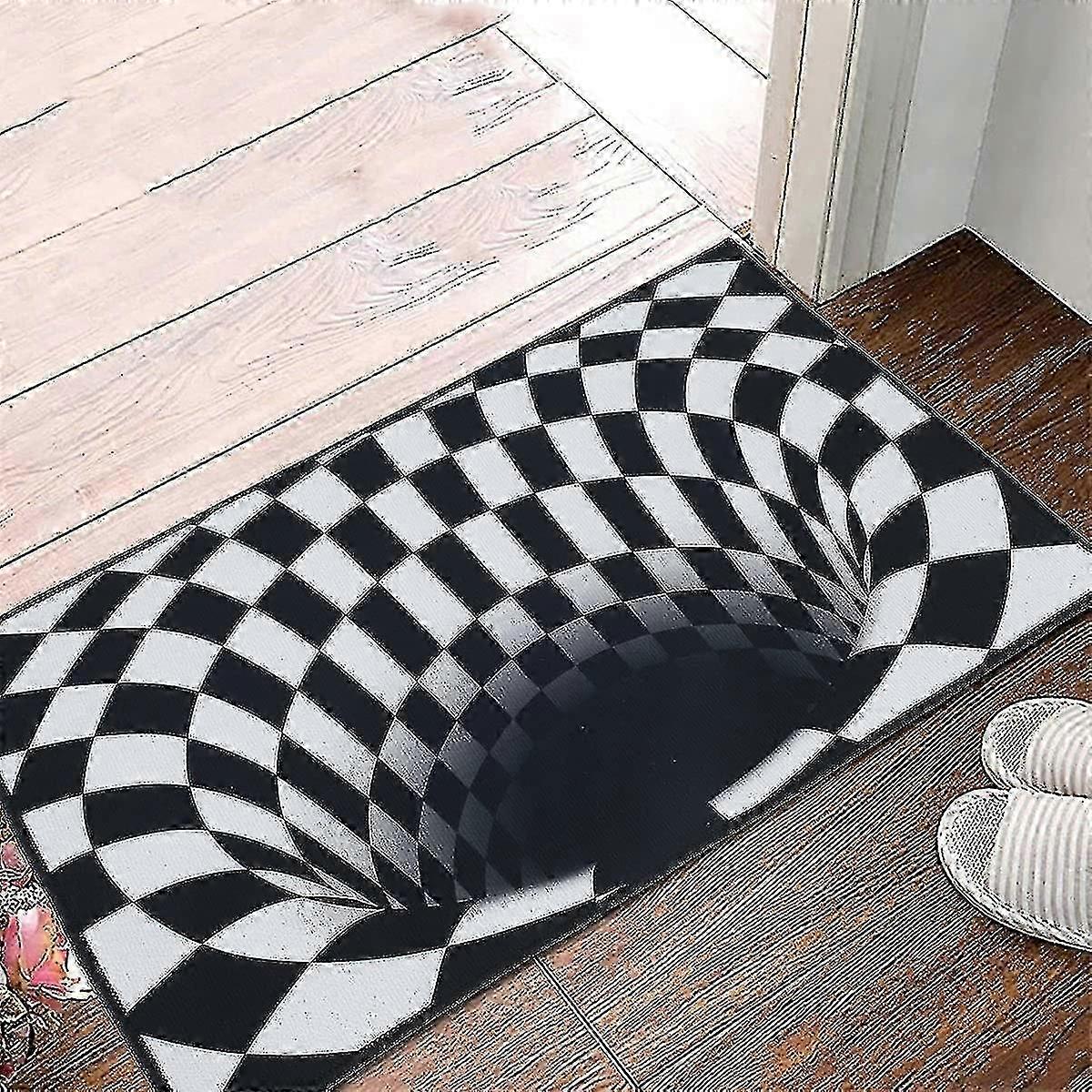 3D Optical Illusion Doormat, Rectangular Outdoor Carpet