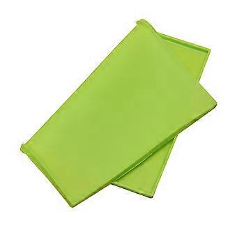 Pet Feeding Mat Silicone Non-Stick Waterproof Placemat for Dogs and Cats Green