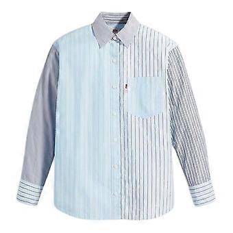 Levis Dame/Dame Nola Premium Bomuld Oversized Skjorte