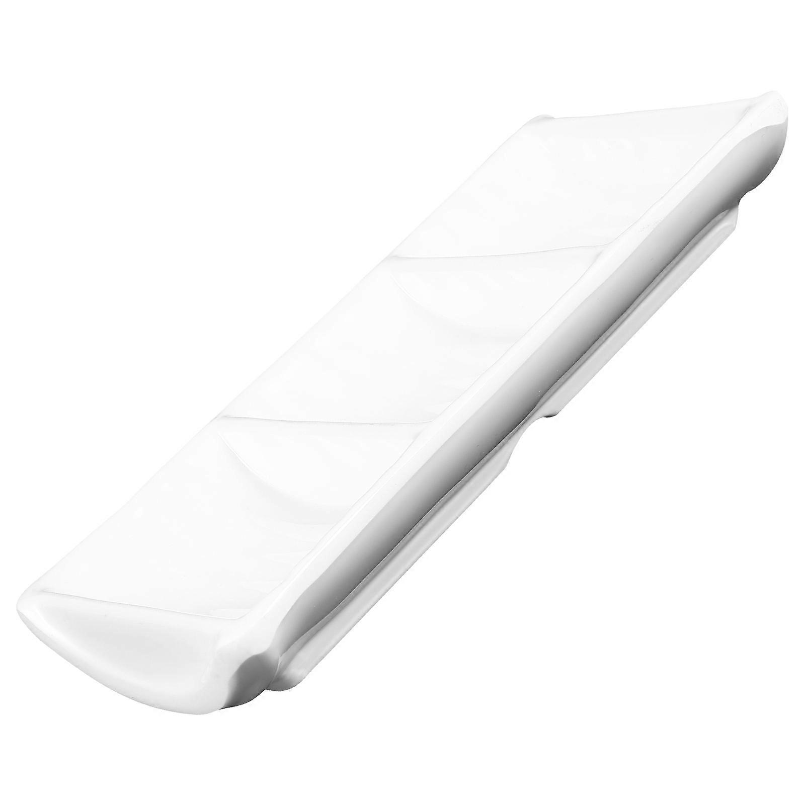 Practical Three-Grids Sauce Dipping Tray Serving Dish for Storage White