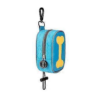 Stylish Dog Poop Bag Holder & Pet Waste Dispenser - Durable Waterproof Polyester Pouch for Hands-Free Convenience