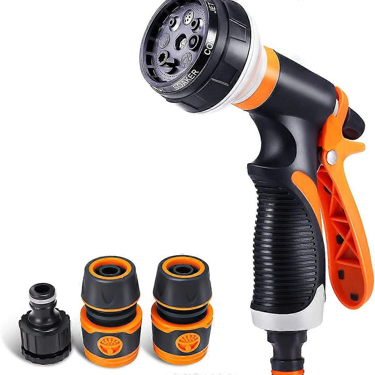 Handheld shower head, 8 functions, high-pressure nozzle, adjustable