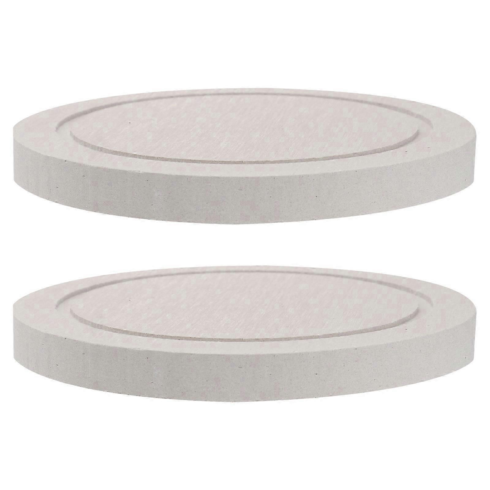 Absorbent Coasters Simple Cup Pad for Household Use 2Pcs Set