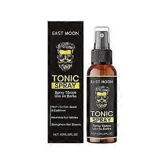 Spray capilar multiuso East Moon, hidratante para cabelo, barba e sobrancelhas.