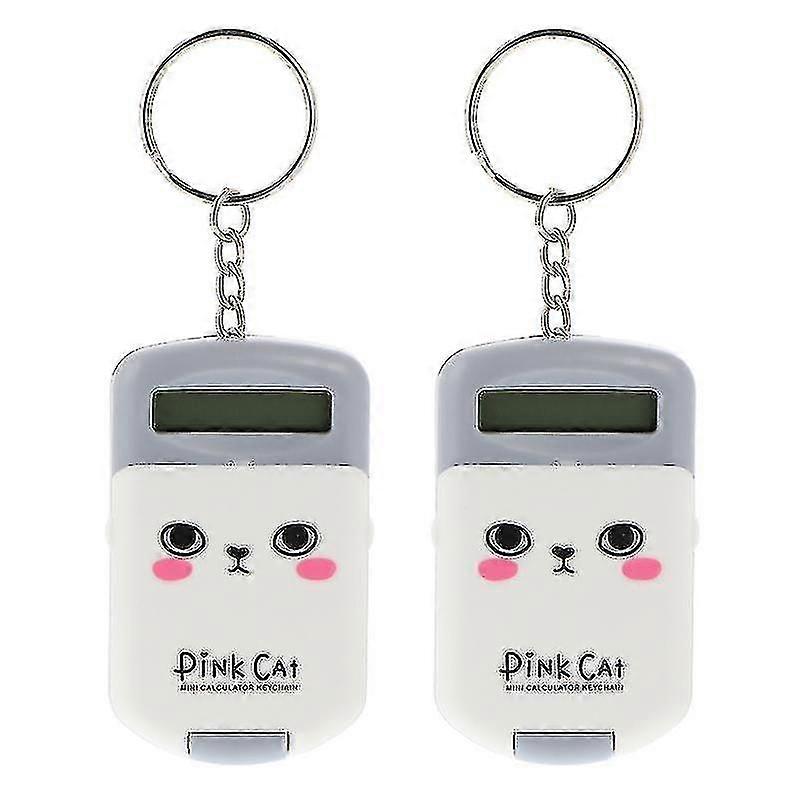 2pcs Mini Calculator Adorable Electronic Calculator Arithmetic Calculator
