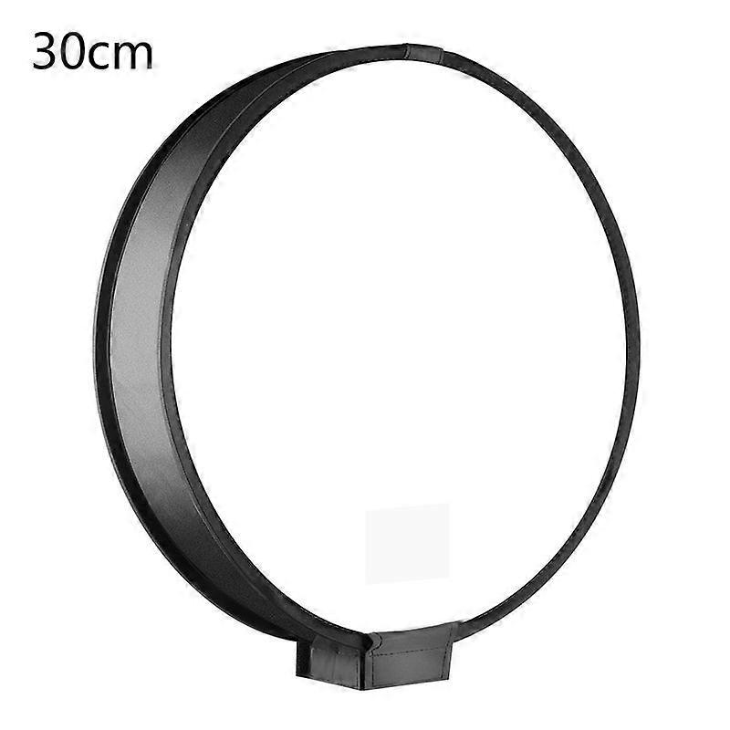 30/40cm Universal On-camera Round Photography Flash Diffuser Reflector Soft Box JIKAIX