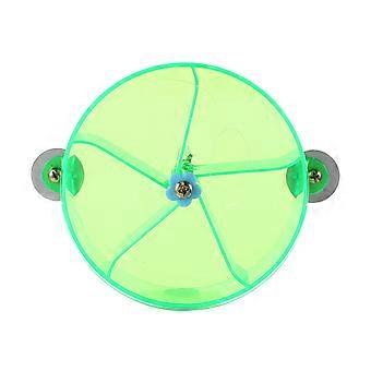 Drehbarer Futterautomat für Papageien, Acryl-Trainingsspielzeug