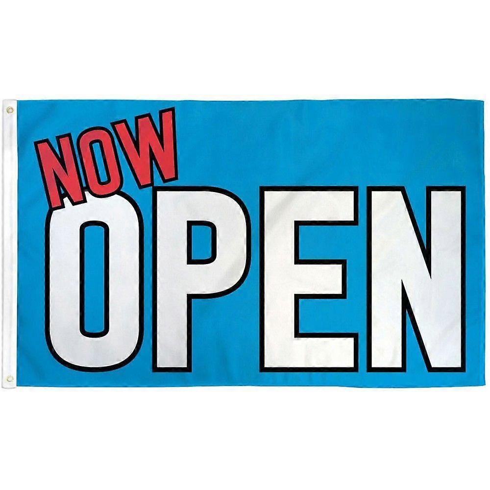 NOW OPEN WT/BL FLAG YA0210