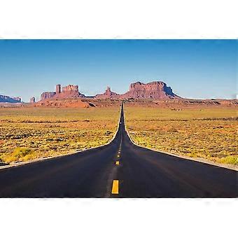 Monument Valley US Highway 163 at Sunset Stress Reliever Jigsaw Puzzle SC318